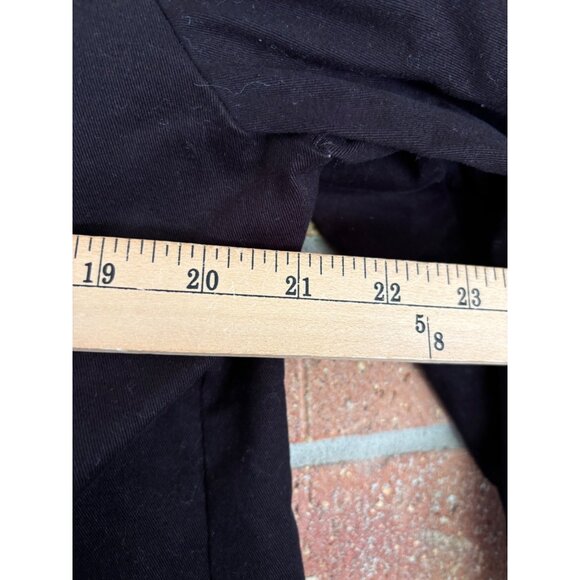 Torrid Black Double-Breasted Military Style Cropped Jacket Size 2 Womens Cotton - Picture 7 of 12